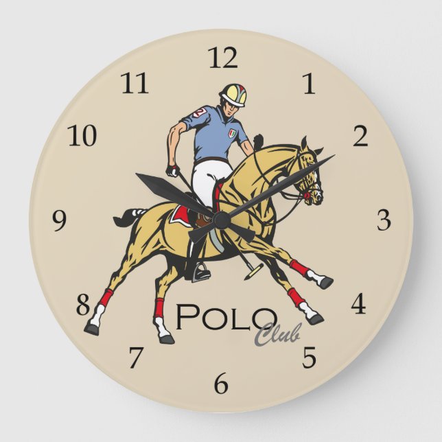 Grande Horloge Ronde club de polo équestre (Recto)
