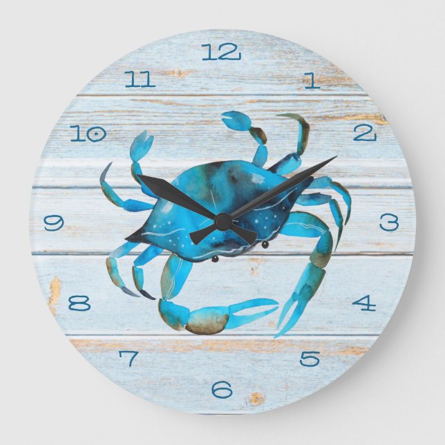 Grande Horloge Ronde Coastal Rustic Beach (Recto)