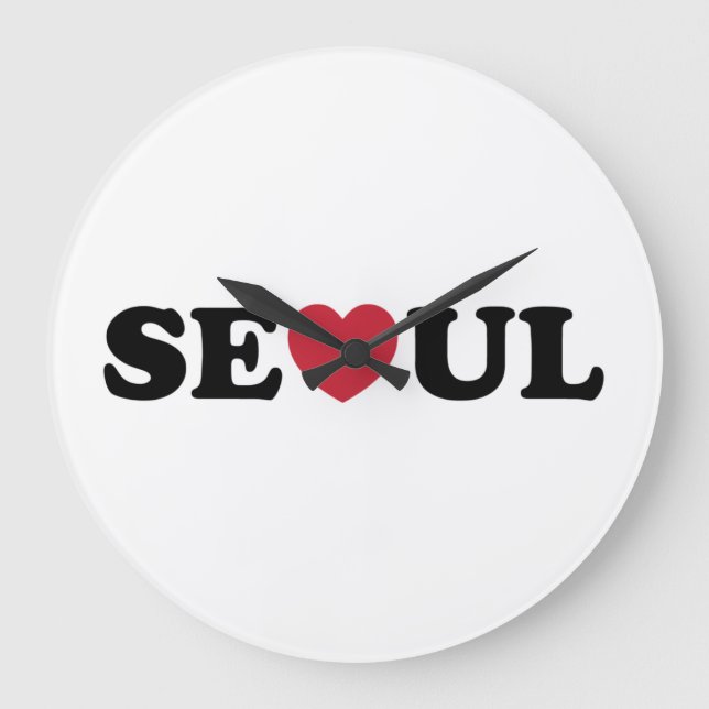Grande Horloge Ronde Coeur d'amour de Séoul (Recto)