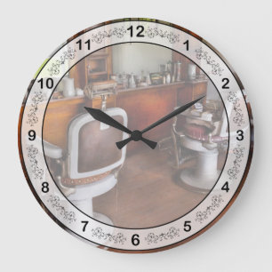 Grande Horloge Ronde Coiffeur - le coiffeur