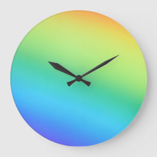 Grande Horloge Ronde coloré