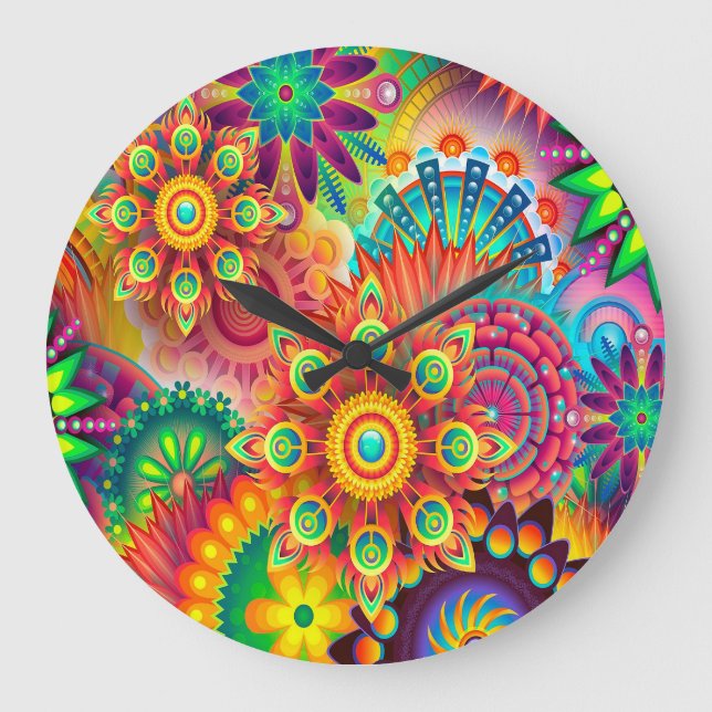 Grande Horloge Ronde Colorful (Recto)