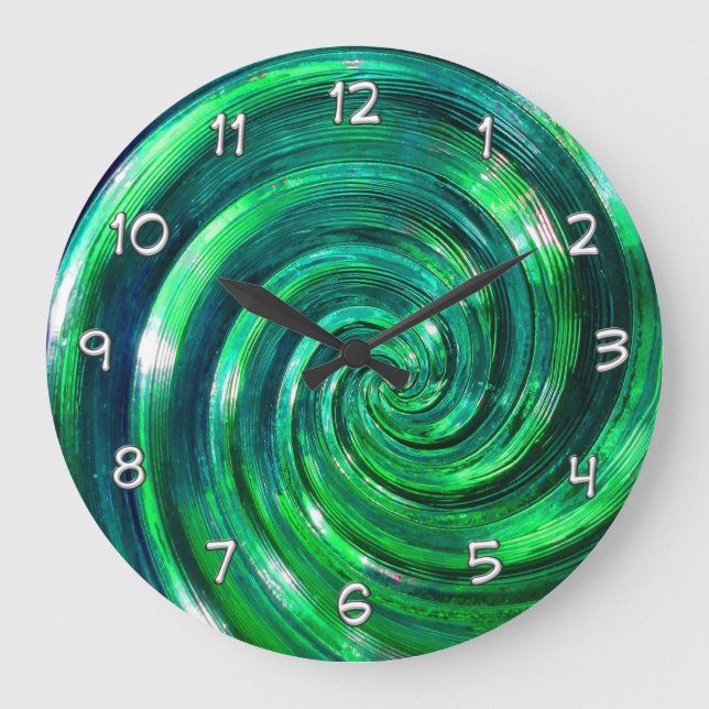 Grande Horloge Ronde Colorful Wall Clocks (Recto)