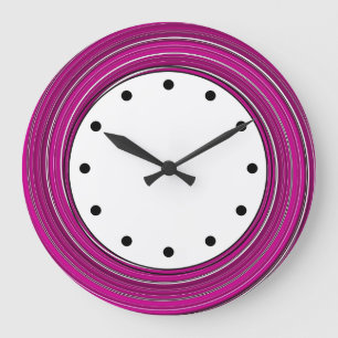 Grande Horloge Ronde Colorful Wall Clocks