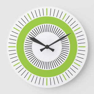 Grande Horloge Ronde Concentric Rays - Solid Martian Green