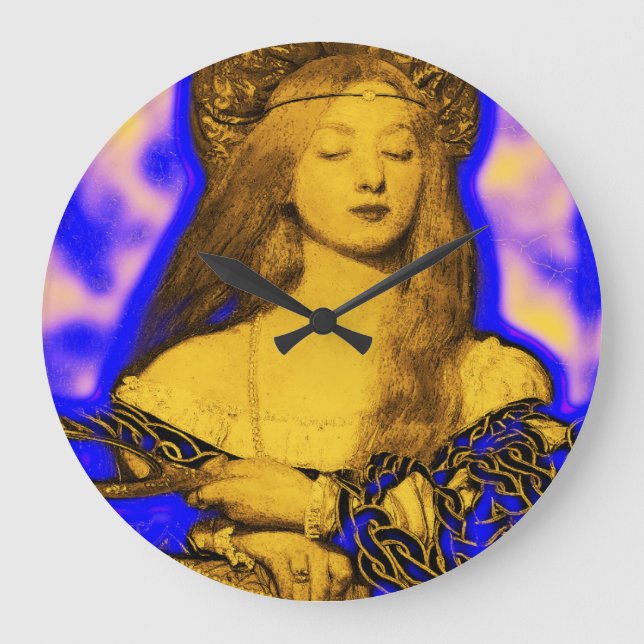 GRANDE HORLOGE RONDE CONCEPTEUR DE COSTUME DE VANITY BEAUTY FASHION (Recto)