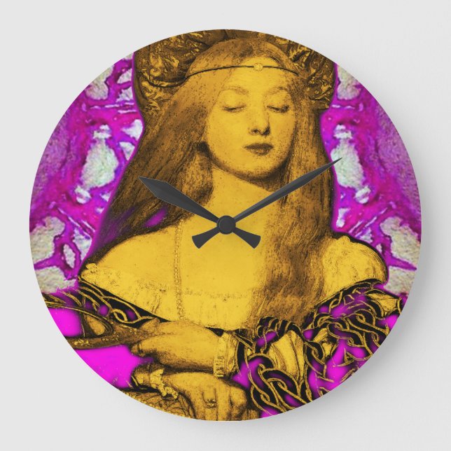 GRANDE HORLOGE RONDE CONCEPTEUR DE COSTUME DE VANITY BEAUTY FASHION (Recto)