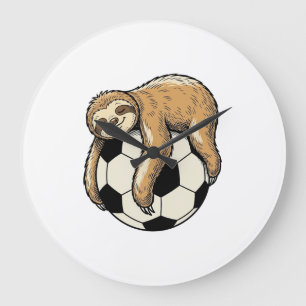 Grande Horloge Ronde Conception de chemise d'animal mignon de balle de 
