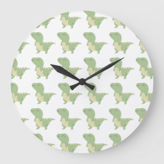 Grande Horloge Ronde Conception de dinosaures pour bébé