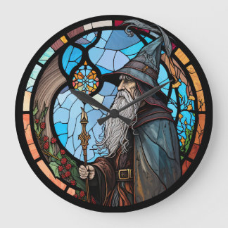 Grande Horloge Ronde Conception de l'Assistant de vitrage