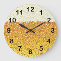 Conception de l'horloge murale de bière