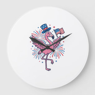 Grande Horloge Ronde Conception de vecteur de feux d'artifice de flaman