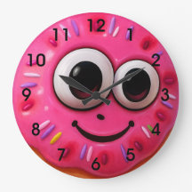 Conception de visage de beignet mignon pour enfant