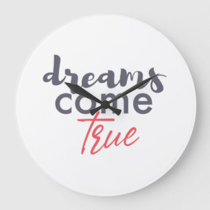 Grande Horloge Ronde Conception graphique moderne et ludique de Dreams 