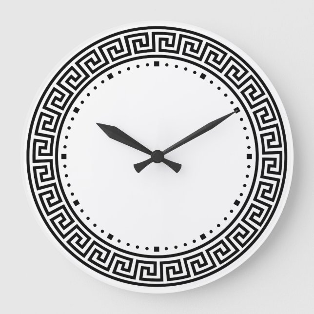 Grande Horloge Ronde Conception principale grecque (Recto)