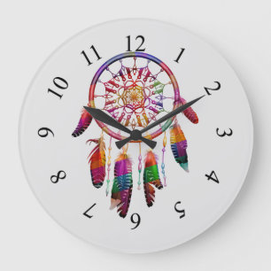 Grande Horloge Ronde Conception rêveuse de receveur