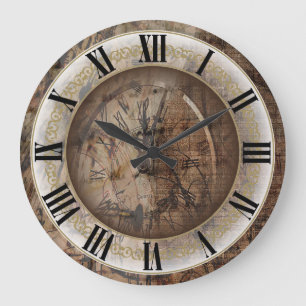 Grande Horloge Ronde Conception vintage de montre de poche