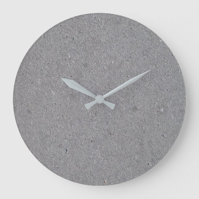 Grande Horloge Ronde Concrete Look Round (Recto)