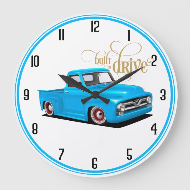 Grande Horloge Ronde Conçu pour lecteur (Recto)