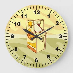 Grande Horloge Ronde Console de jeu haute arcade
