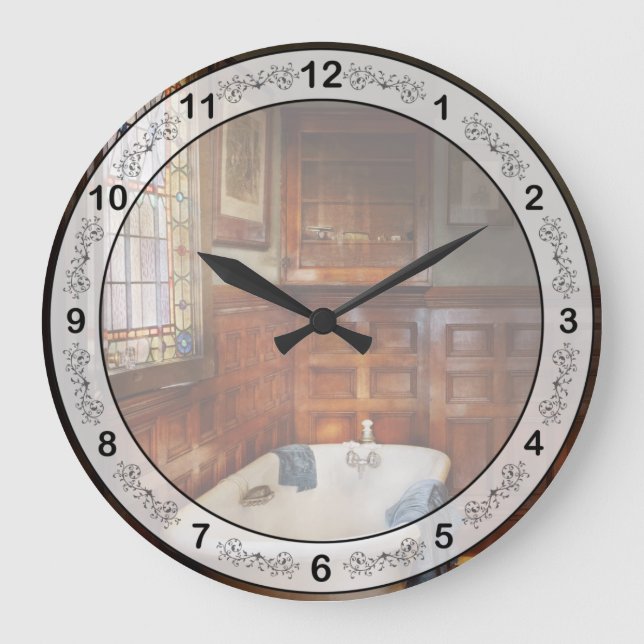 Grande Horloge Ronde Consommateur - Temps de bain (Recto)