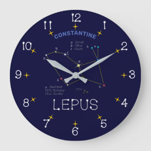 Grande Horloge Ronde Constellation de l'hémisphère sud