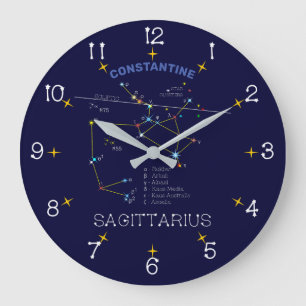 Grande Horloge Ronde Constellation du zodiaque Sagittaire