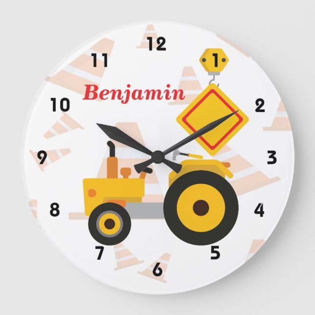 Grande Horloge Ronde Construction de routes (Recto)
