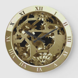 Grande Horloge Ronde Cool Élégant et attrayant Horlogerie engrenages im