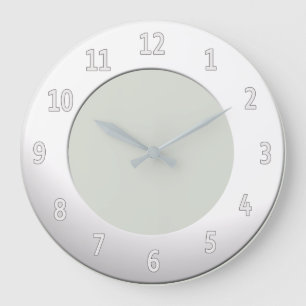 Grande Horloge Ronde Cool n'importe quelle couleur Chiffres blancs sur 
