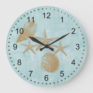 Grande Horloge Ronde Coques de plage