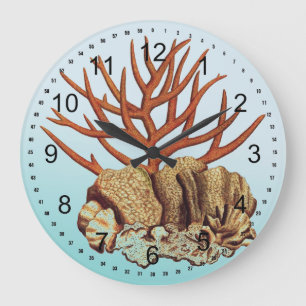 Grande Horloge Ronde Corail