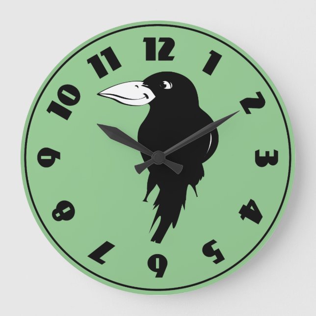 Grande Horloge Ronde Corbeau (Recto)