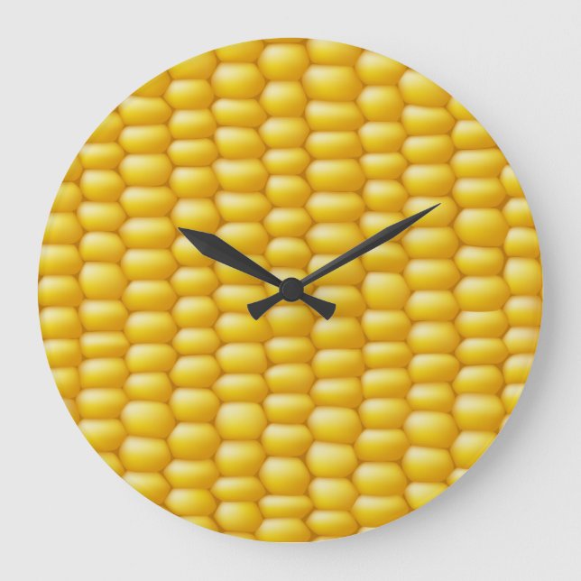 Grande Horloge Ronde Corn Cob Arrière - plan (Recto)