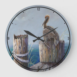 Grande Horloge Ronde Côte de l'Oregon Côte Brown du Pélican Océan