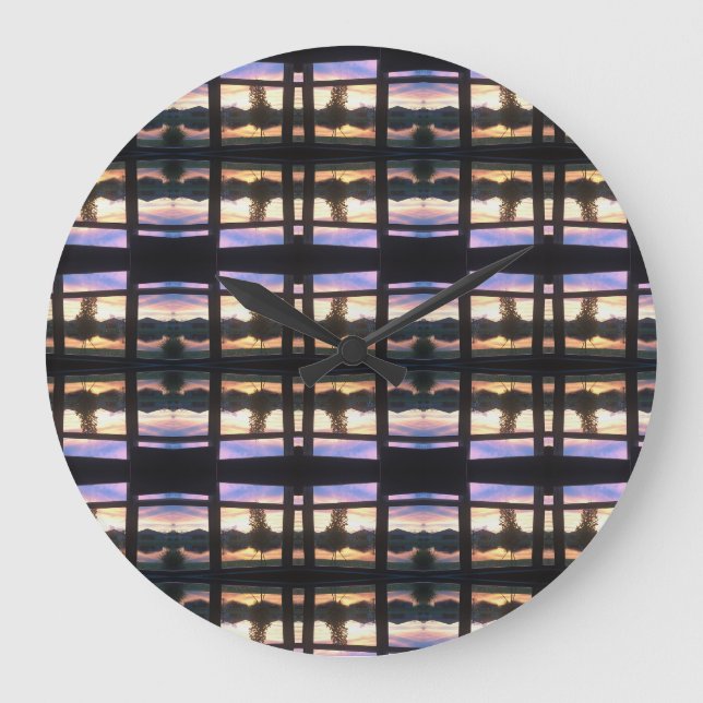 Grande Horloge Ronde Couche d'aquarelle (Recto)