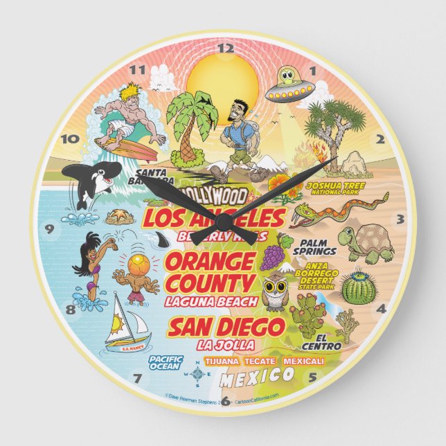 Grande Horloge Ronde Coucher de soleil SoCal (Recto)