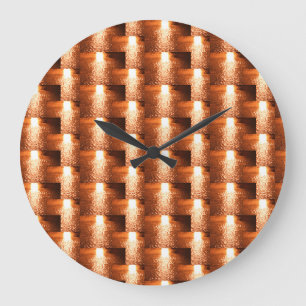 Grande Horloge Ronde Coucher du soleil sur l'eau