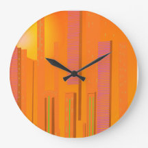 couchers de soleil sur une ville futuriste cyberpu