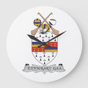 Grande Horloge Ronde Couleurs pour l'équipe GAA pour le comté Tipperary