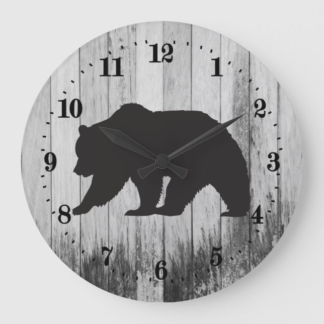 Grande Horloge Ronde Country black bear (Recto)