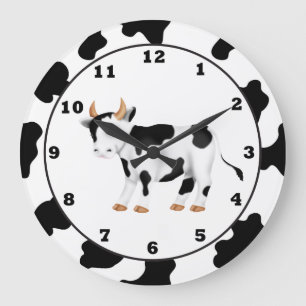 Grande Horloge Ronde Country Cow
