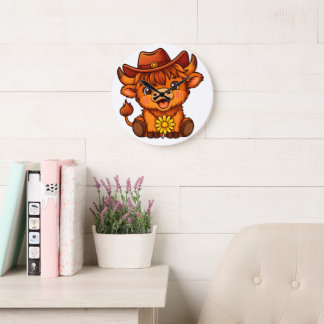 GRANDE HORLOGE RONDE COUNTRY CUTIE
