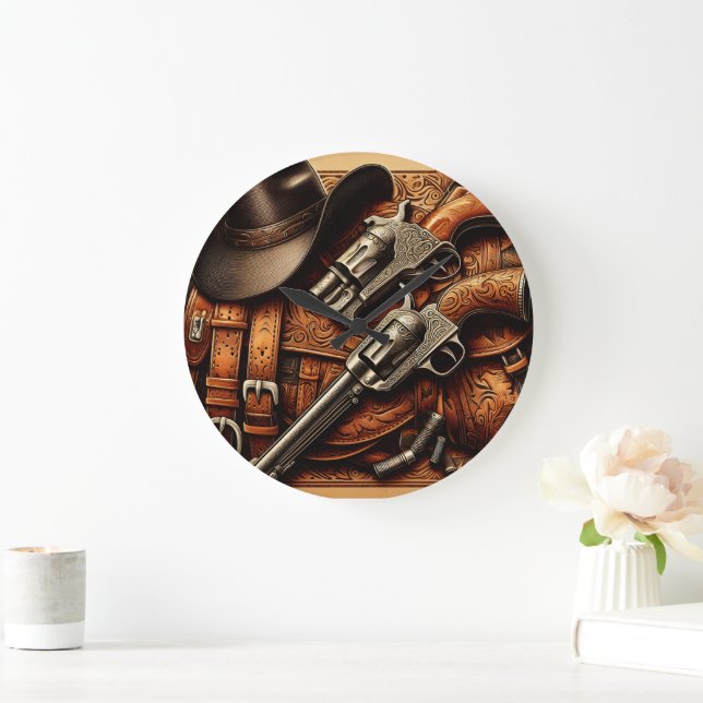 Grande Horloge Ronde Coup d'oeil en argent (Maison)
