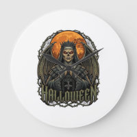 Couronne d'ailes de nonne démon de Halloween Lune