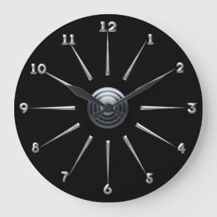 Grande Horloge Ronde Courrier industriel