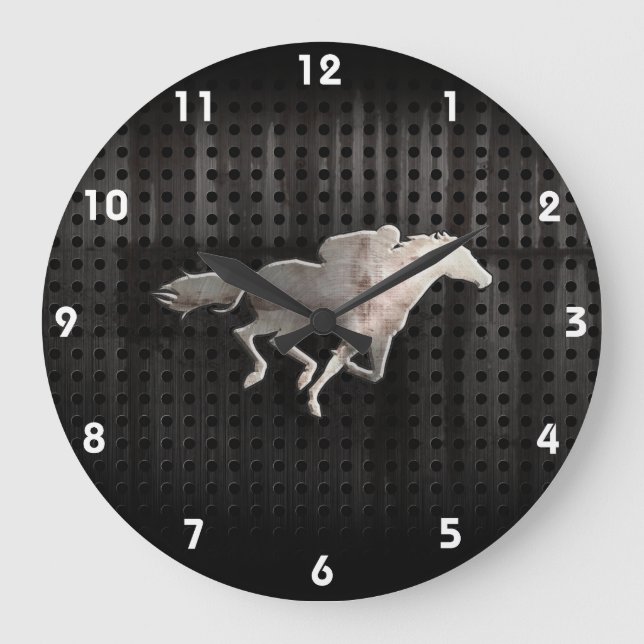 Grande Horloge Ronde Course à cheval robuste (Recto)