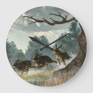 Grande Horloge Ronde Course de lapin