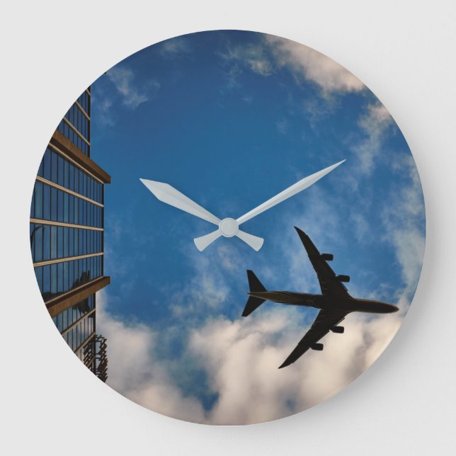 Grande Horloge Ronde coussin gonflable (Recto)