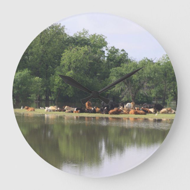 Grande Horloge Ronde Cow Clock (Recto)